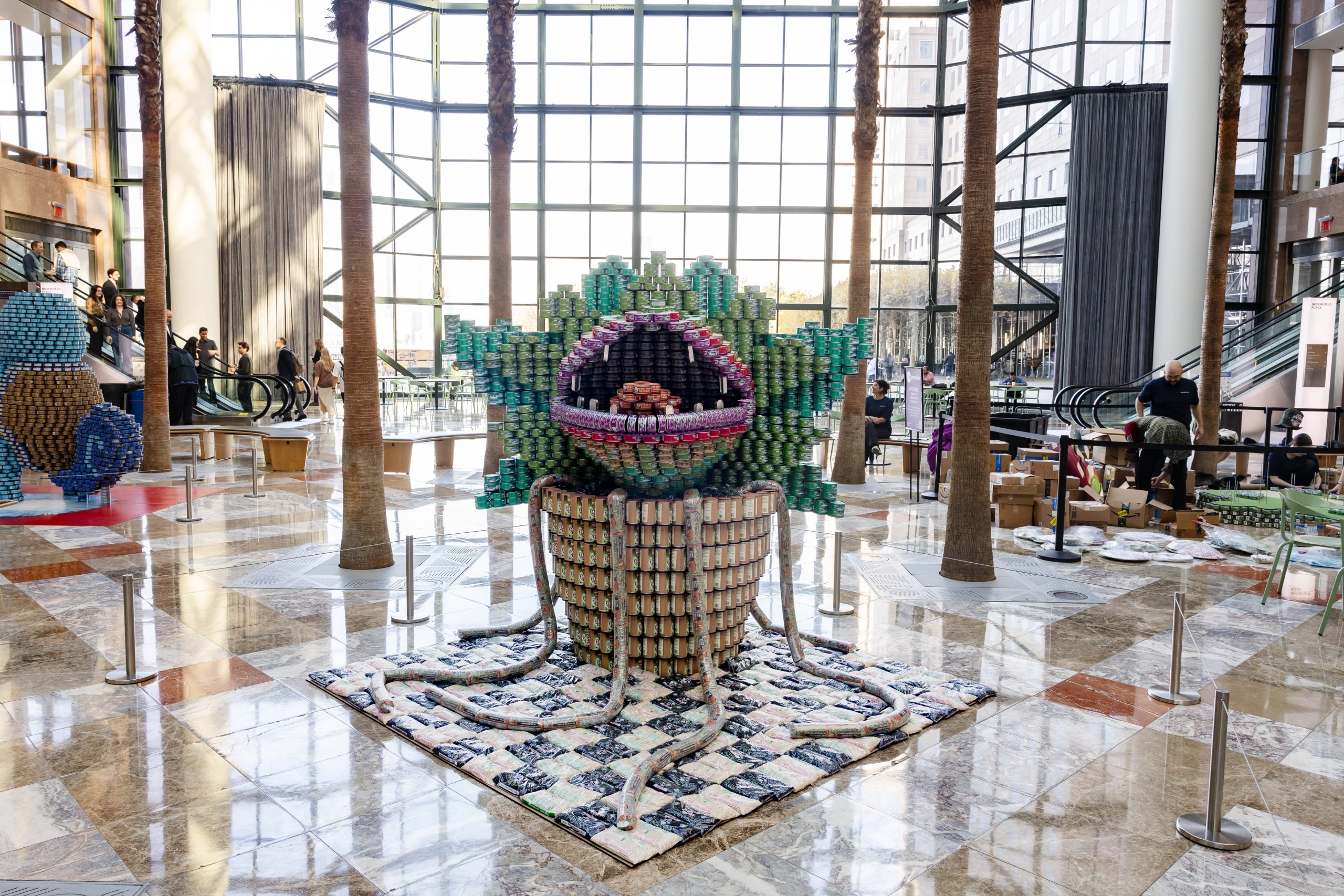 Canstruction of venus fly trap
