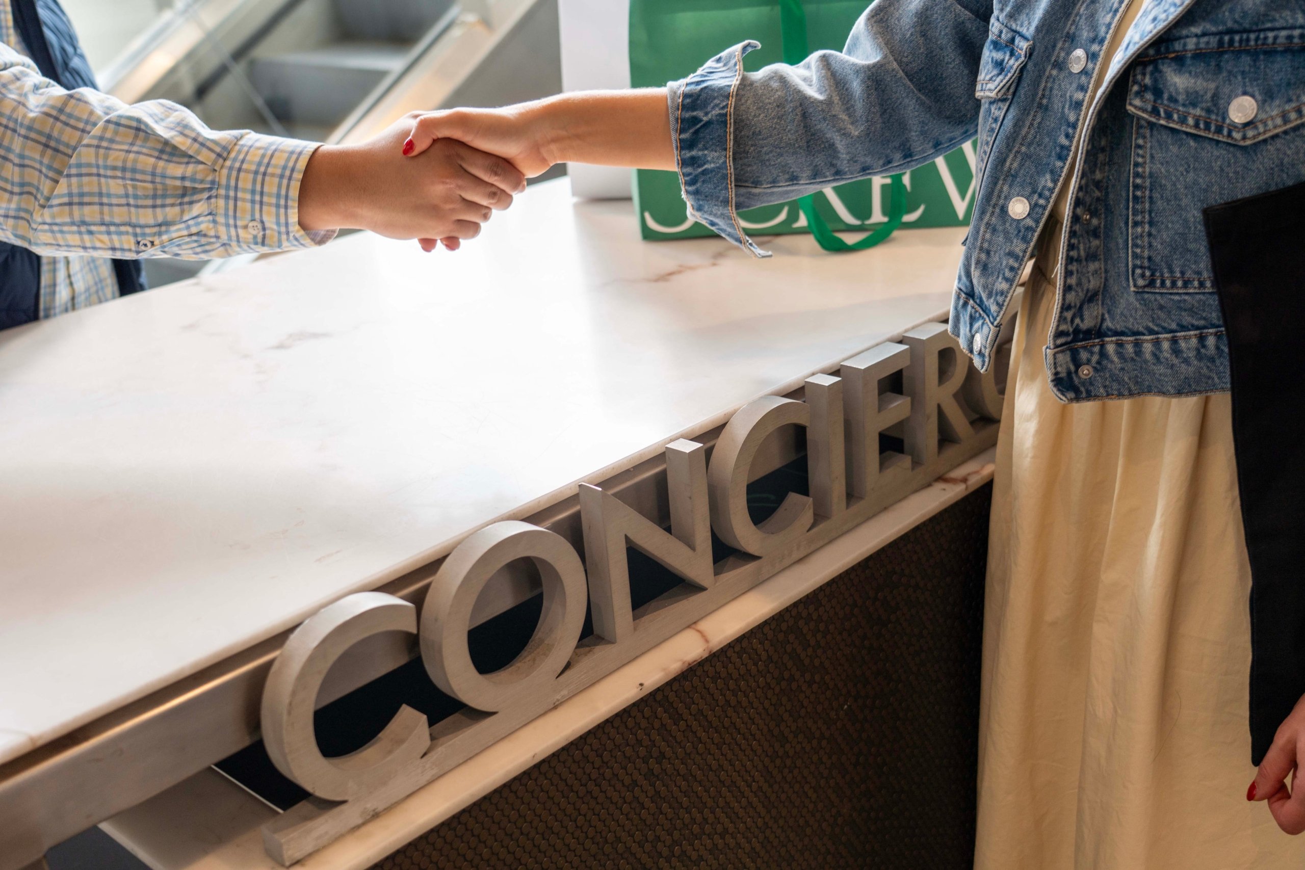 Concierge desk at BFPL