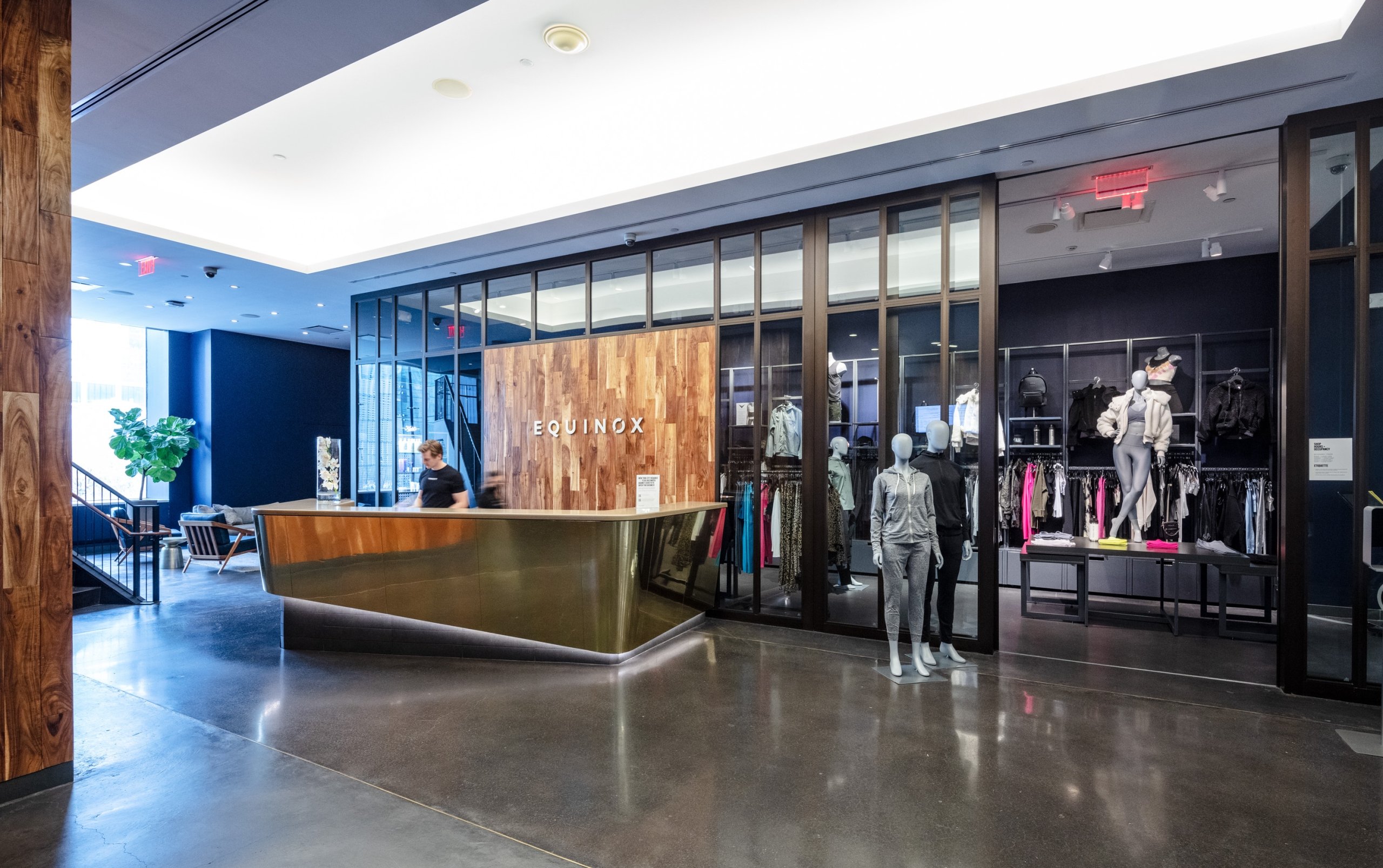 Equniox fitness center entrance