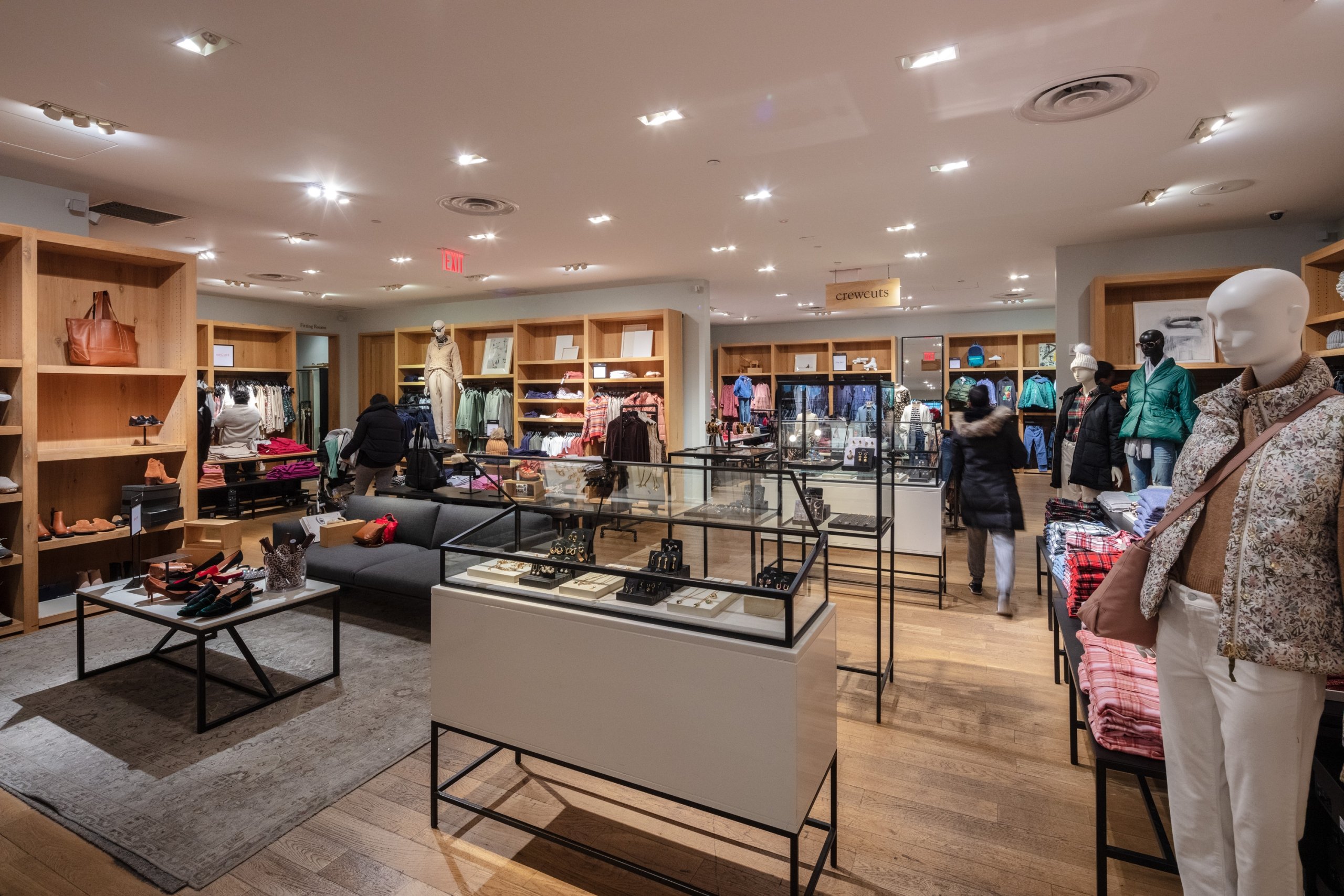 J Crew store interior