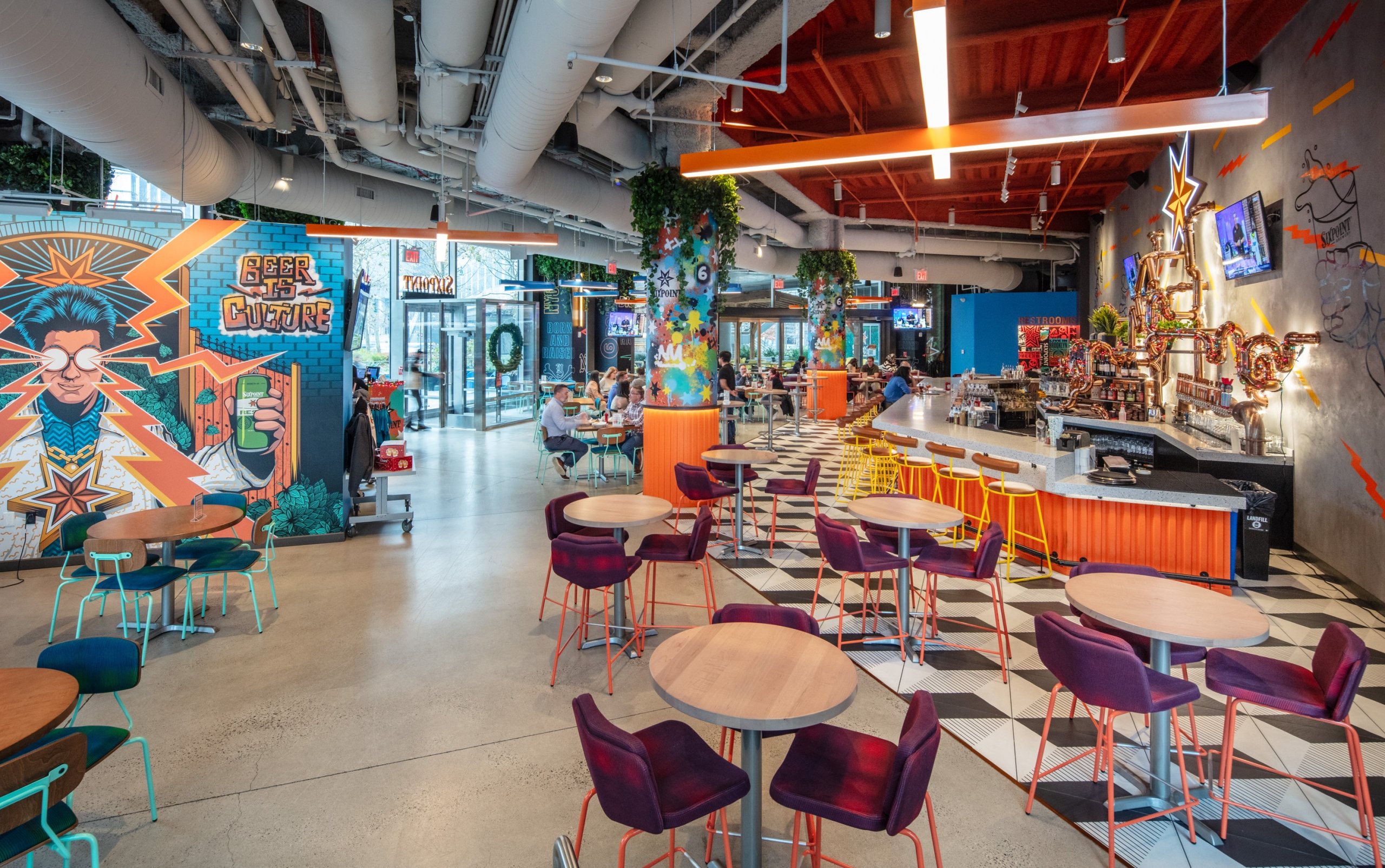 Sixpoint brewery interior