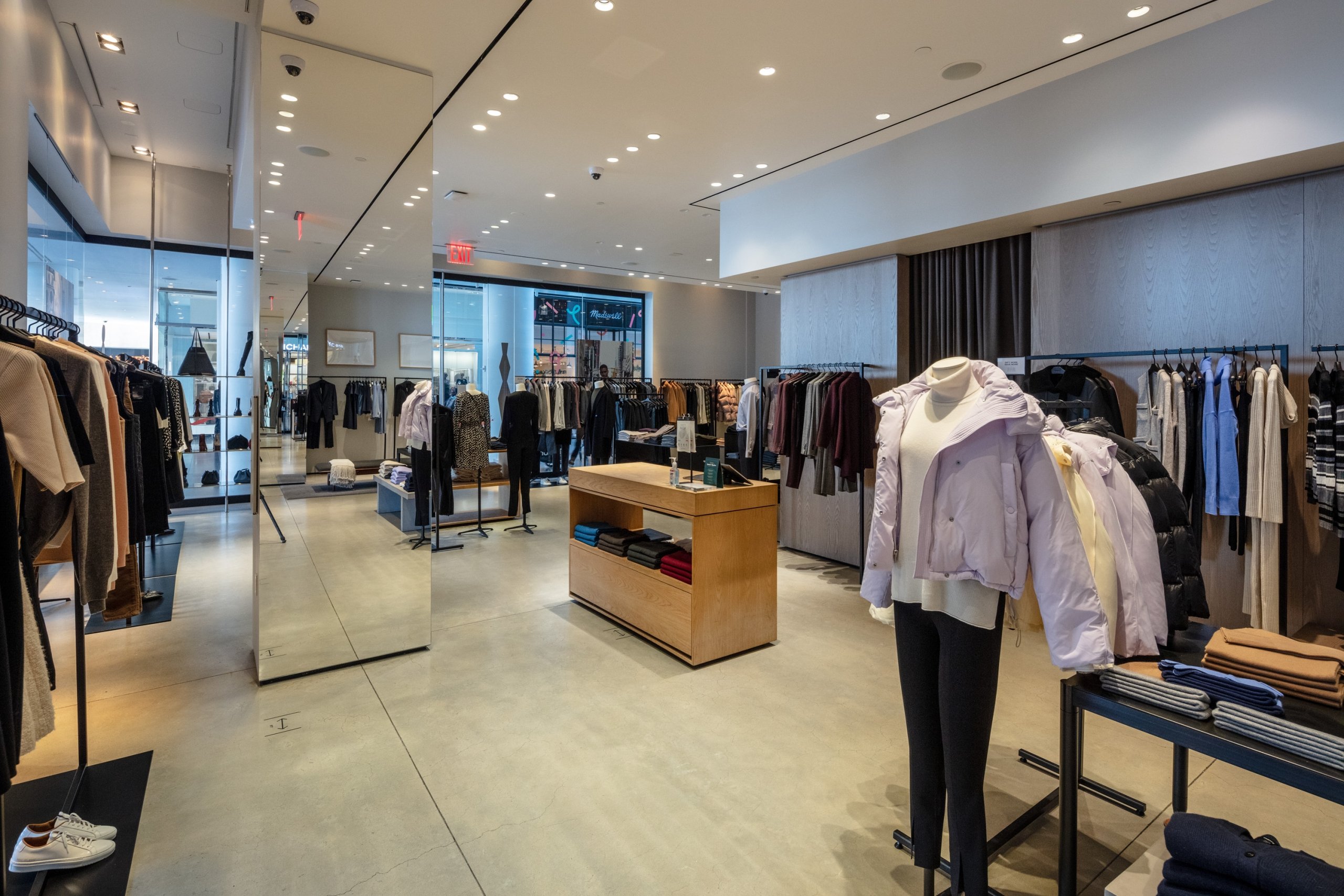 Theory store interior