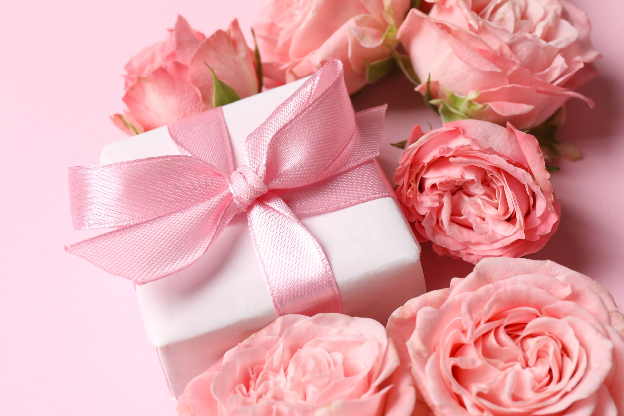 Flowers and gift